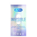Preservativos Invisible Extra Lubricado  